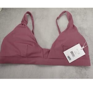 New Andie Swim Women’s The Tahiti Top in Cactus Flower Purple Size Large 1673-15